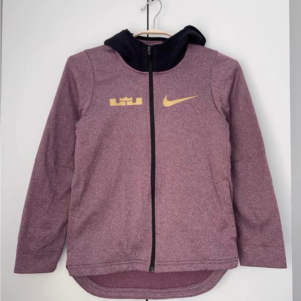 Nike Purple and Gold Hoodie
